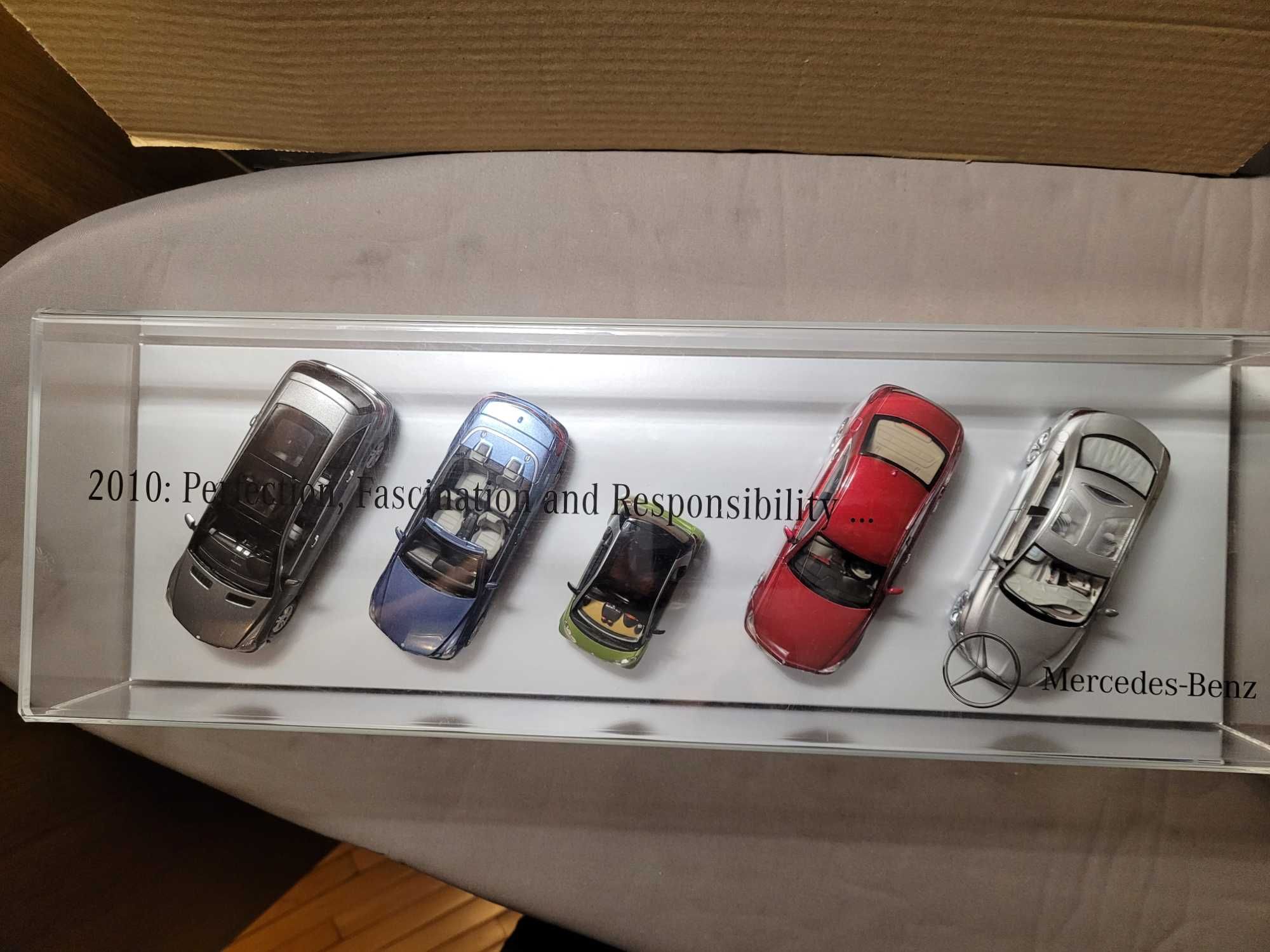 Дилерские наборы моделей Mercedes в масштабе 1/43 (2007, 2008, 2010)