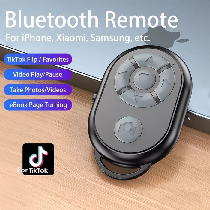 Accesorii Tik Tok, Mini Telecomanda cu Bluetooth, Control Camera