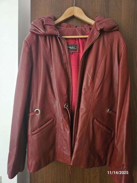 Geaca piele dama marime 3XL