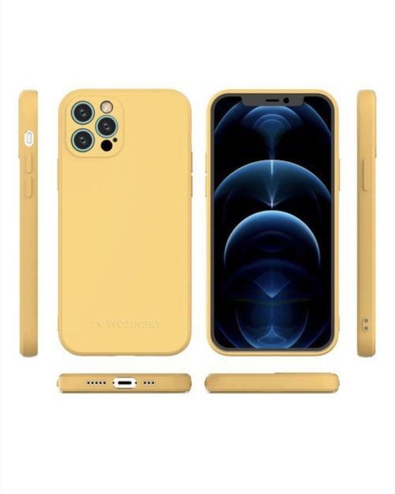 Husa iPhone 11, 12, 13, 14 Pro/Max/Mini, Silicon ,Alcantara interior