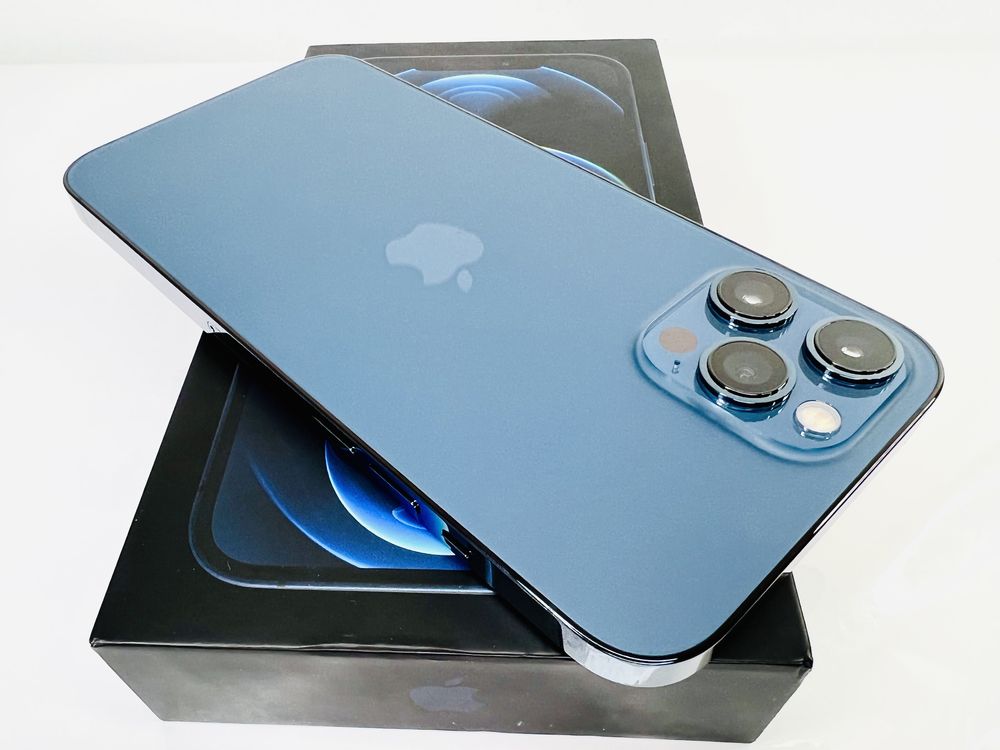 Apple iPhone 12 Pro 128GB Pacific Blue Перфектен! Гаранция!