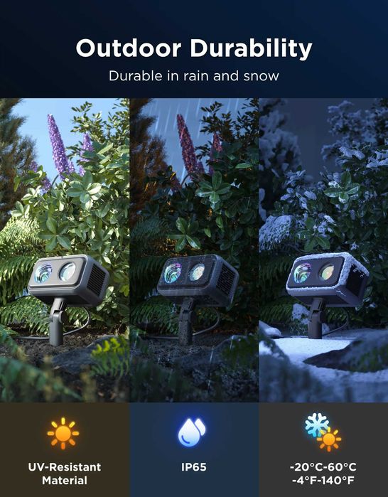 Govee Outdoor Laser Projector Lights - Proiector laser pentru Exterior