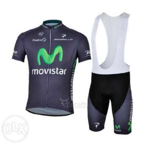 Costum de ciclism,complet, de vara, Movistar, L , NOU !!!