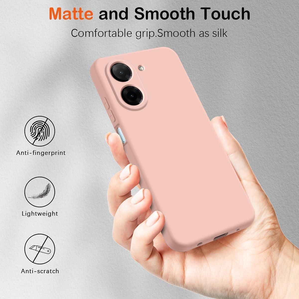 Матов Силиконов Кейс за Xiaomi Redmi A5 - Розов