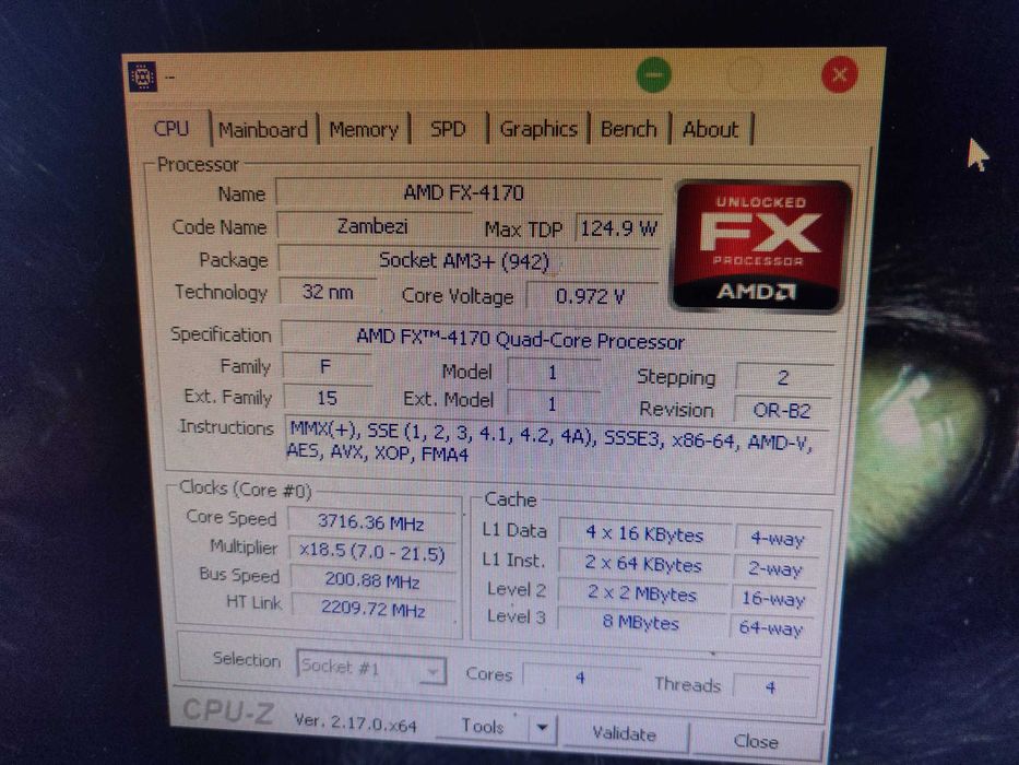 Процесор AMD FX-4170 + Дънна платка ASUS M5A78L-M USB3