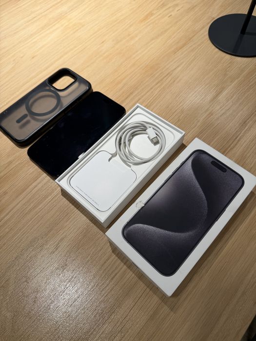 Iphone 15 Pro 128GB Black Titanium Full Box