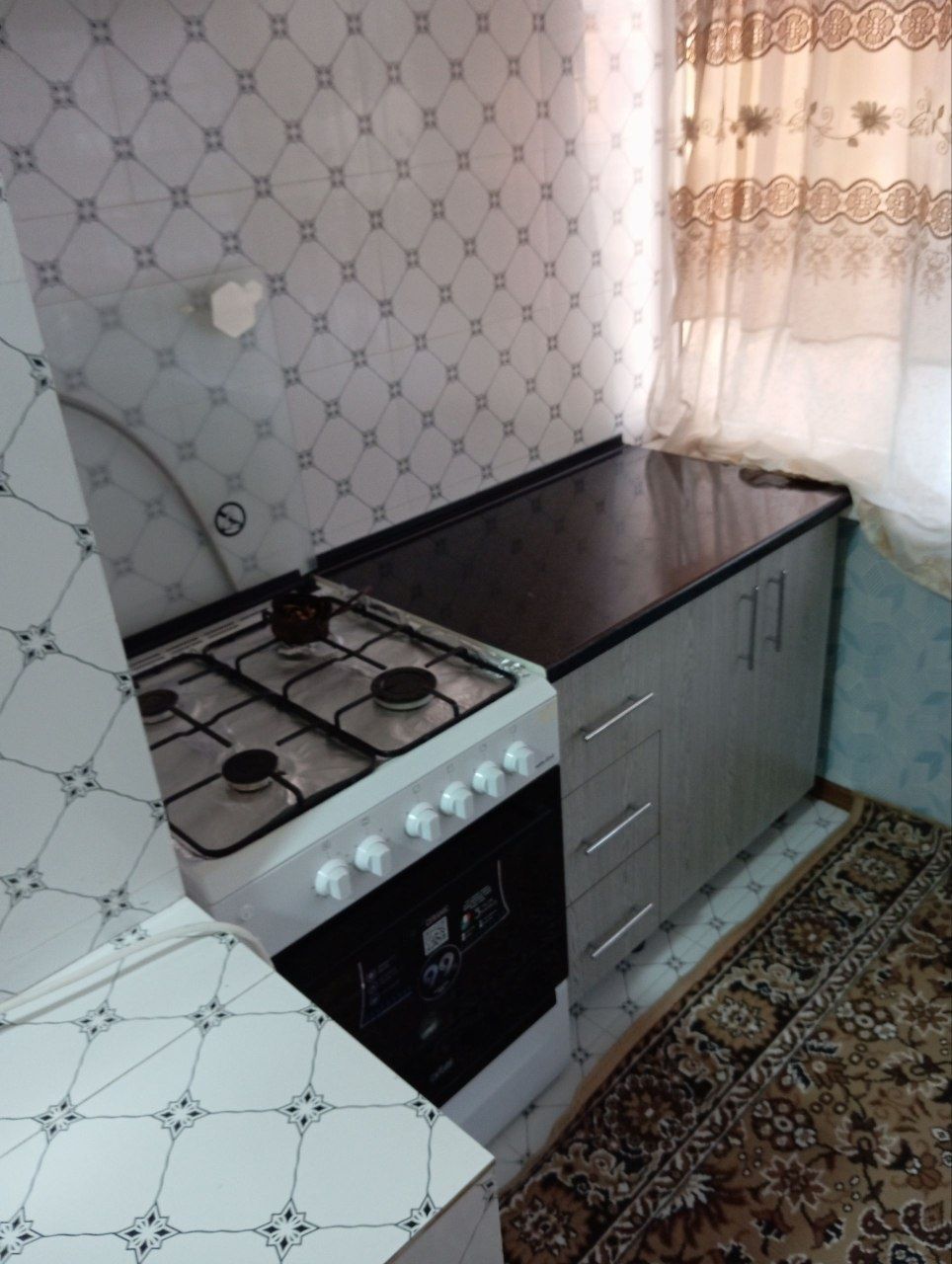 ТЕЗДА Шаркда 2хона 4этаж квартира ижарага берила