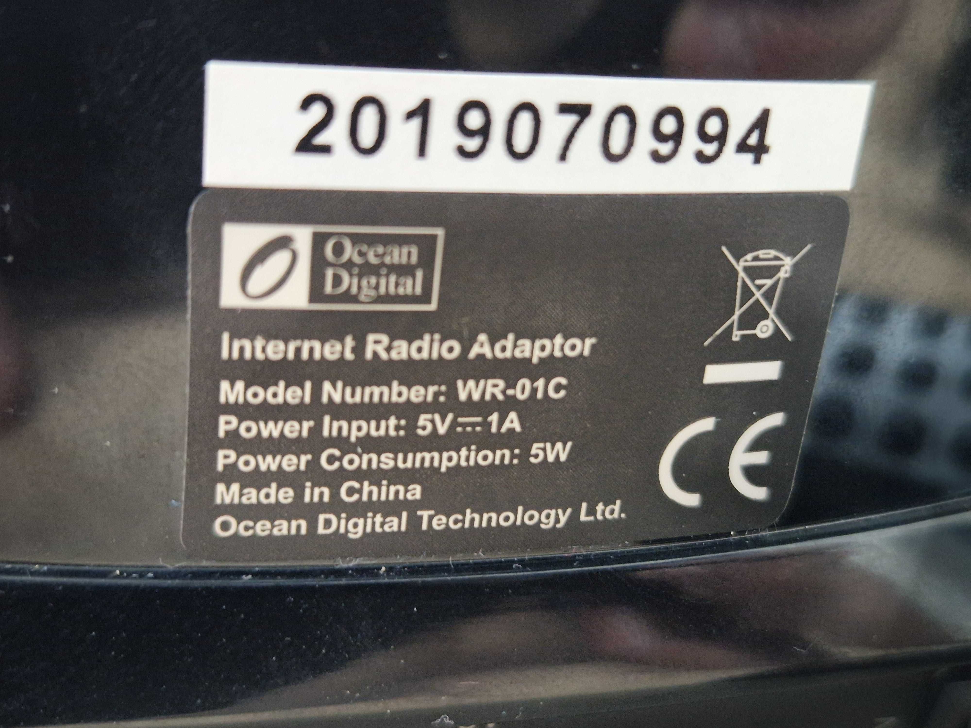 Internet Radio Adaptor/Ocean Digital WR-01C/Radio FM/Bluetooth/Spotify