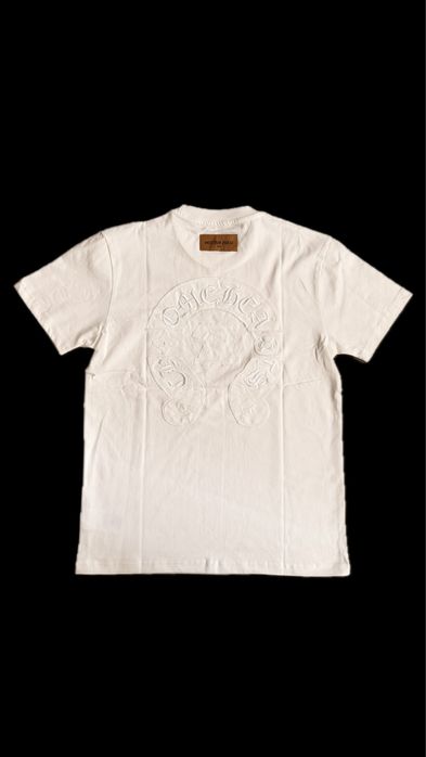 Louis Vuitton x Chrome Hearts тениска — бяла, размери S–XXL, нова