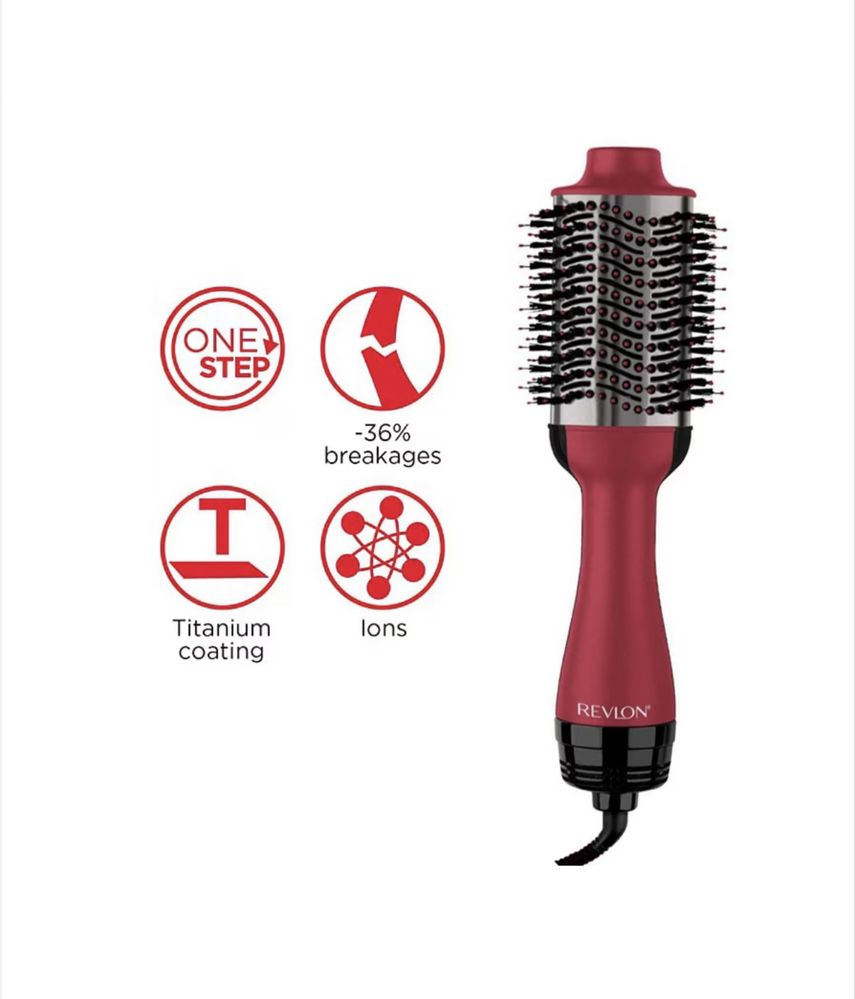 Електрическа четка Revlon Special Edition One-Step Volumiser Titanium