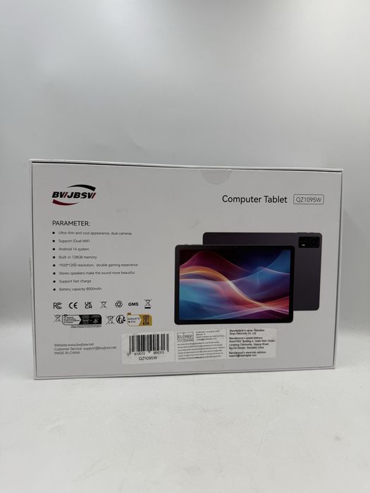 BWJBSW Tablet Android QZ1095W 128GB Sizilata P
