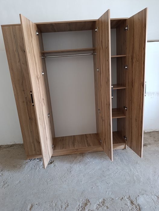 4 eshikli shkaf eniga 1.60 balandligi 1.90