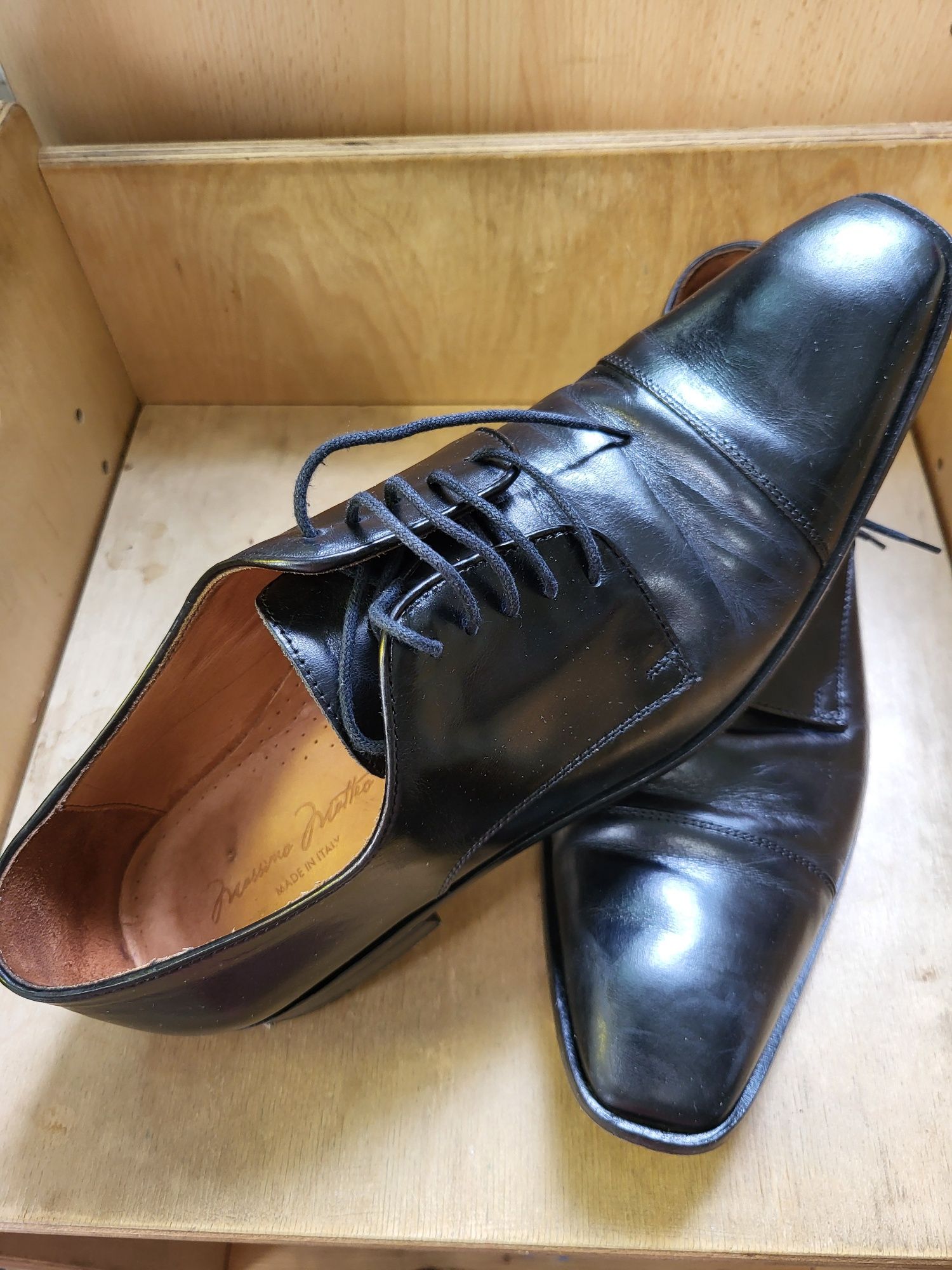 Pantofi din piele Massimo Matteo măsura 9M made in Italy