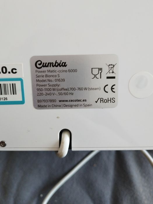 Nu porneste Aparat cafea Cumbia Model 01639 pentru piese