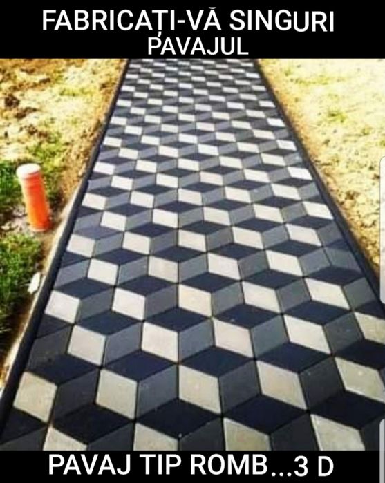 OFERTA SEZON  matrite pavaj dale materiale constructi pavele tip romb