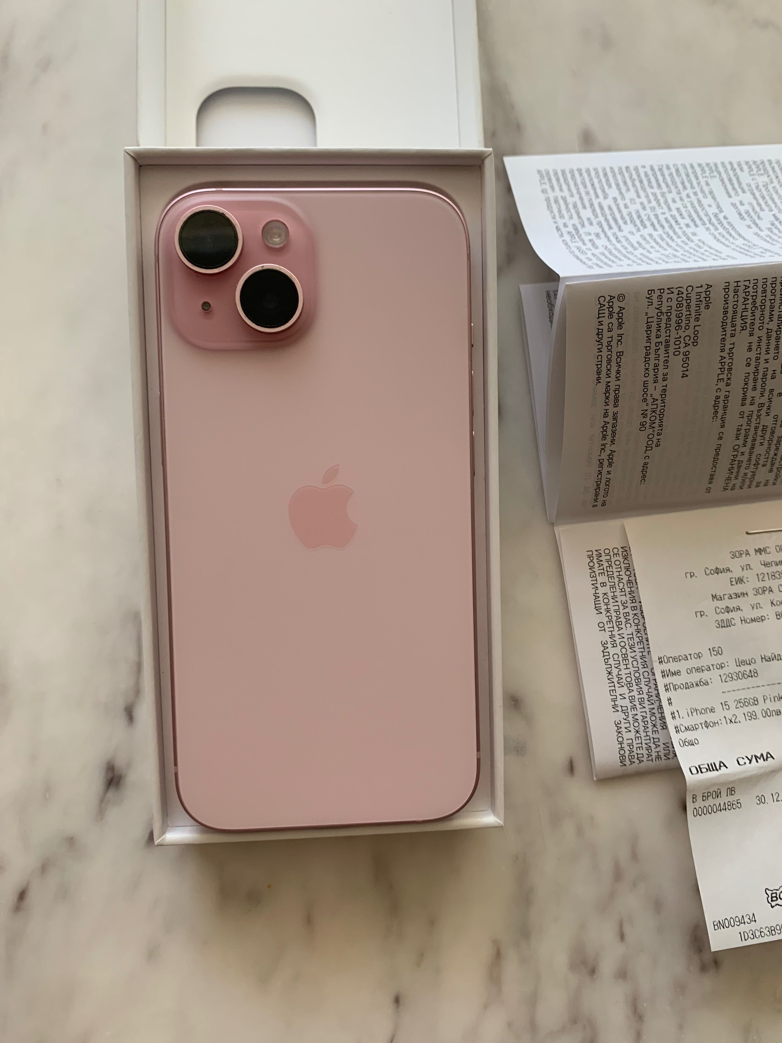 Iphone 15 256GB розов