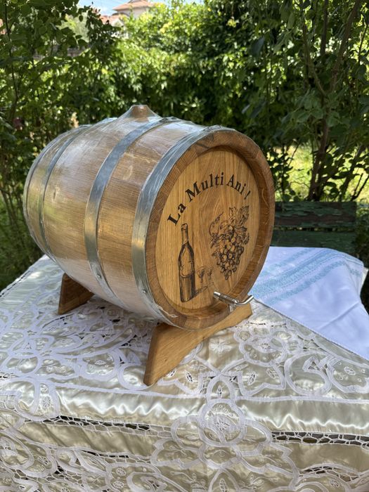 Butoaie din stejar uscat eco ideal cadou