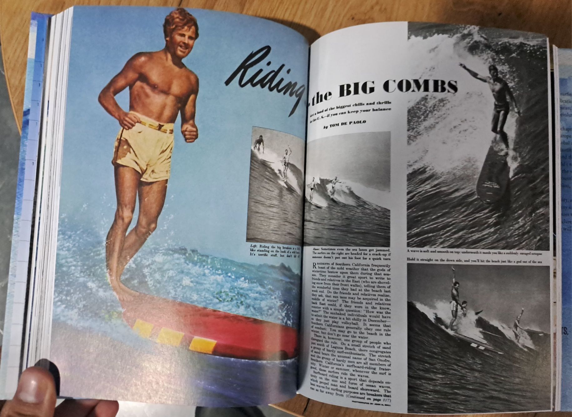 Book about SURFING in english