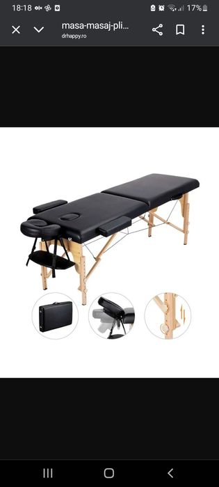 Vând masă masaj nouă