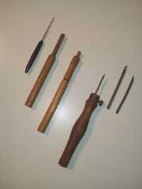 Set instrumente de crosetat inglita / croseta vintage