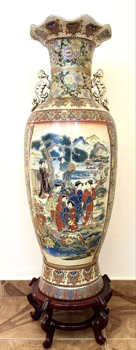 Vaza chinezeasca ZEN ceramica restaurant bar feng shui decor - Mare