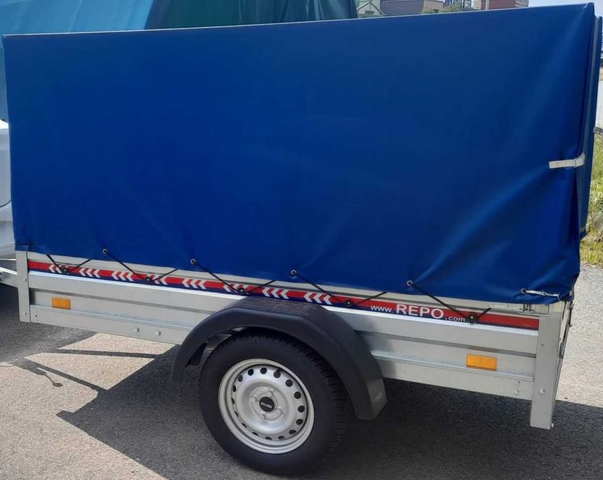 Remorca auto 750 REPO accesorizabila, Mono Ax,RAR,asig si numar Inclus
