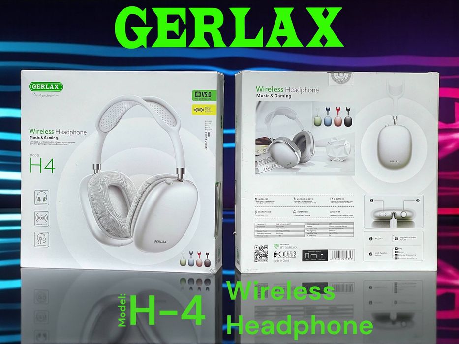 Накладные наушники Gerlax с шумоподавлением купить