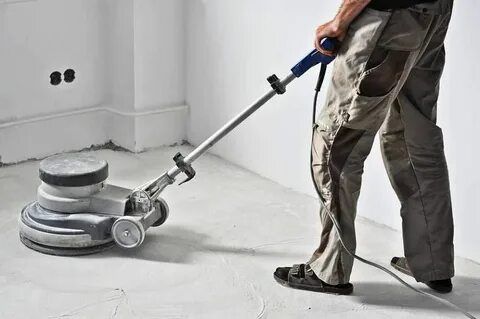 Шлифовка пола (наливного пола)