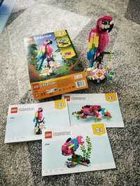 LEGO® Creator 3 in 1 - Papagal exotic roz 31144, 253 piese