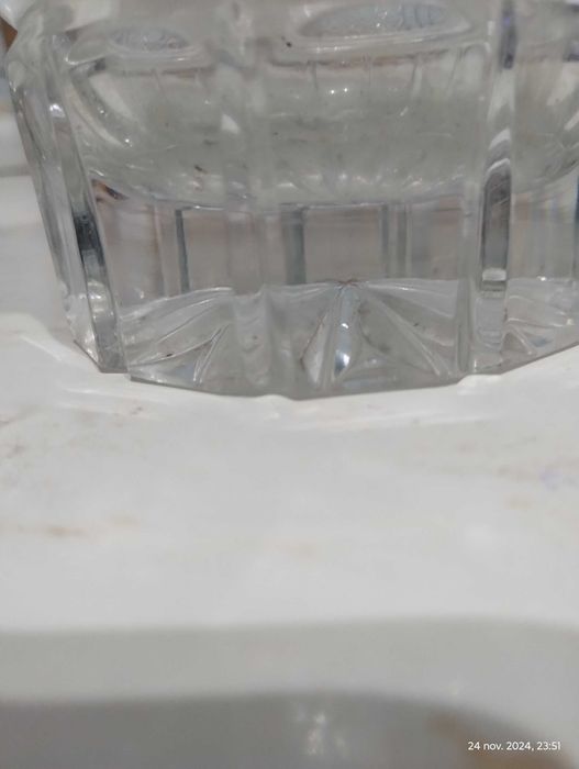 Vaza pt flori din cristal gros