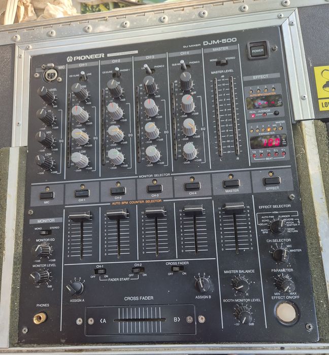 Mixer Pioneer DJM-500 plus 2 x CdPlayer CDJ-500 plus case alum