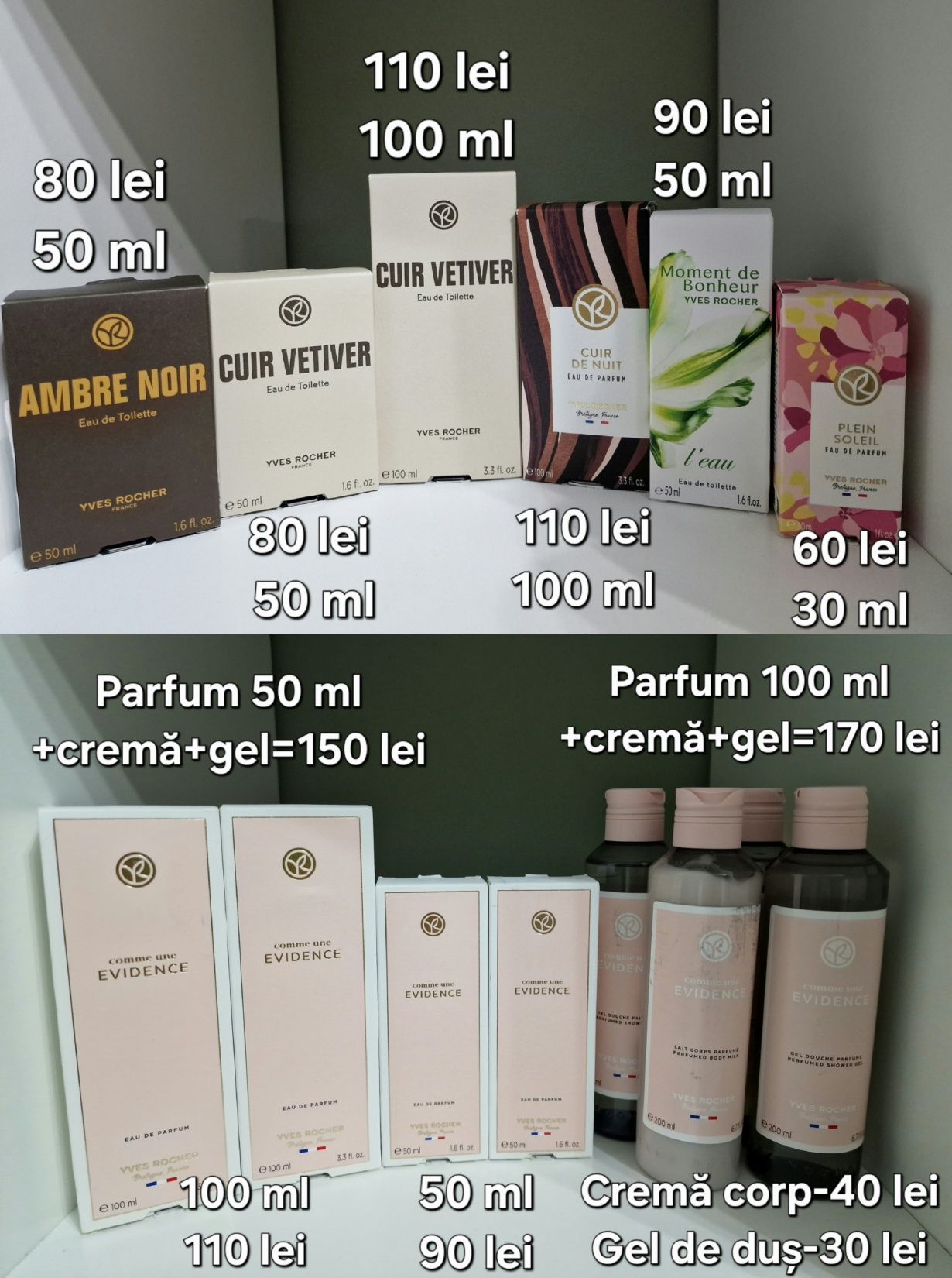 Parfum Evidence 100 ml Yves Rocher