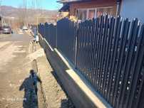 Executam garduri din plasa bordurata,tabla cutata, sipca metalica