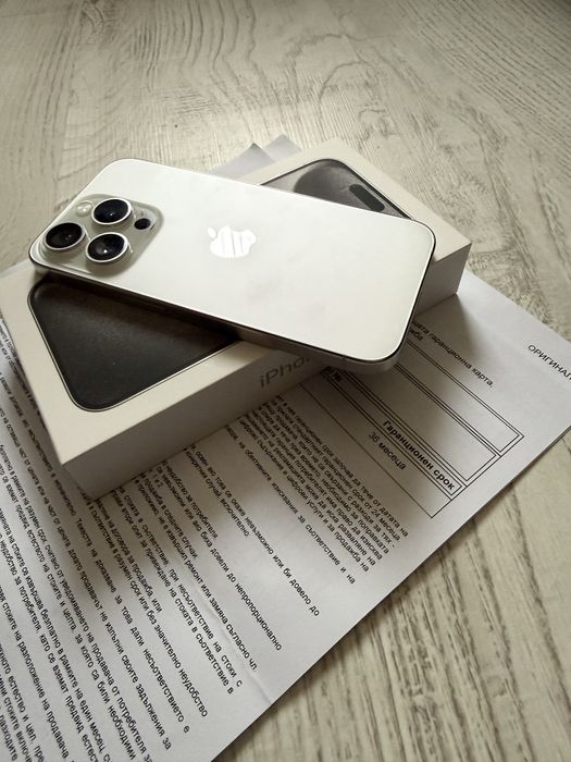 УНИКАТ Iphone 15 Pro 128GB 5G White 36м. ГАРАНЦИЯ