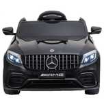 Masinuta electrica Mercedes GLC63s 70W 12V cu Scaun Tapitat #Negru