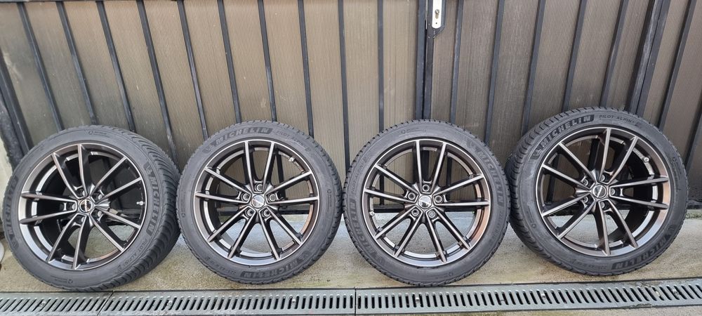 Jante 18 octavia 4,audi a4,mercedes a,c class anvelope iarna 225 45 18