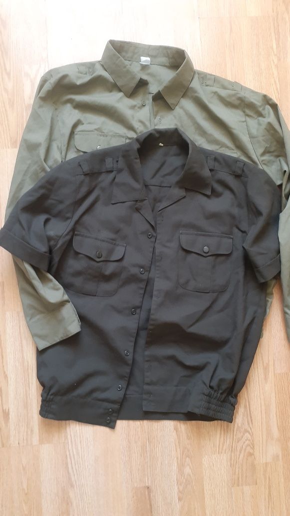 Военные рубашки б/у 46-48,50размер