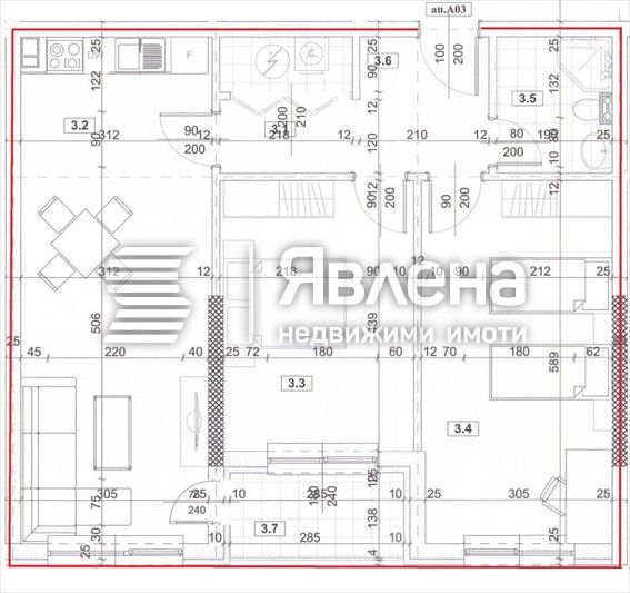 Продава се Тристаен апартамент в Благоевград, Еленово 1 - 96 кв.м за 903 €/кв.м - Снимка #2