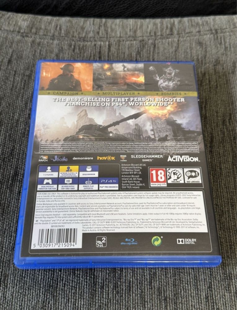 КАТО НОВ Call Of Duty WWII PS4 / PS5  PS Play Station 4 5