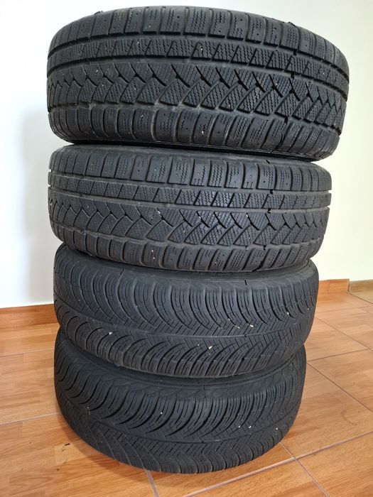 Set 4 roti de iarna pe 15 distanta 5x112