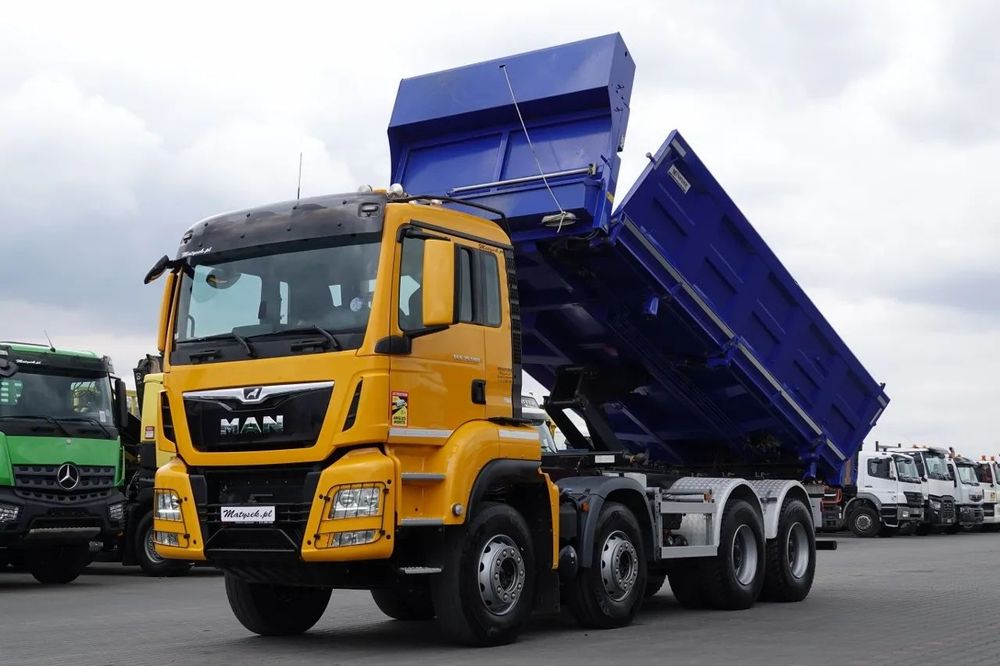 MAN TGS 35.500 / 8x4 / BASCULANTE / HYDROBURTA / BORDMATIK / NAVI / 2019