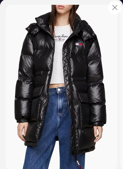 Tommy Jeans Пухено яке TJW MIDI ALASKA |