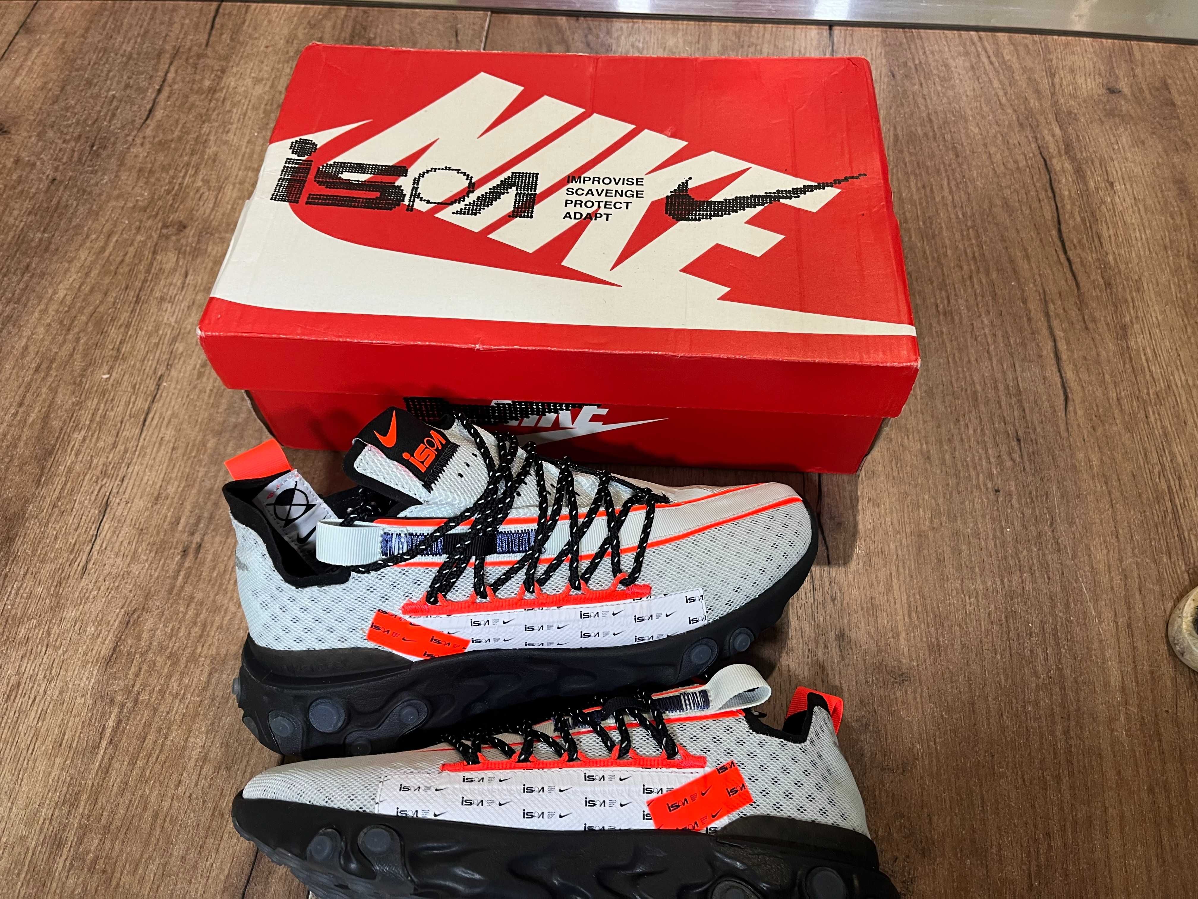 ОРИГИНАЛНИ *** Nike React WR ISPA 'Ghost Aqua' Gray Black