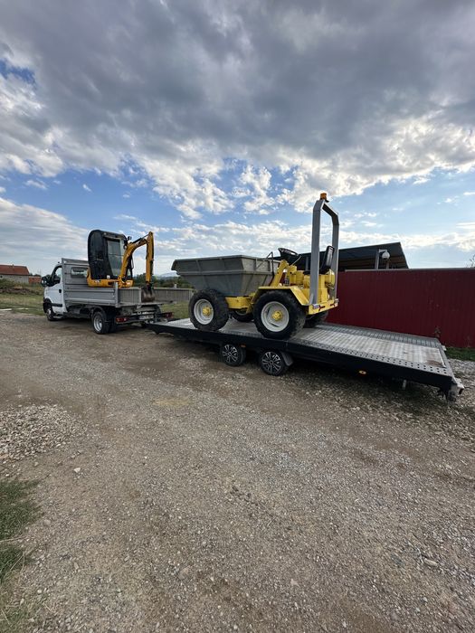 Prestari Servicii DUMPER Miniexcavator Piconat Sapat Nivelat TRANSPORT