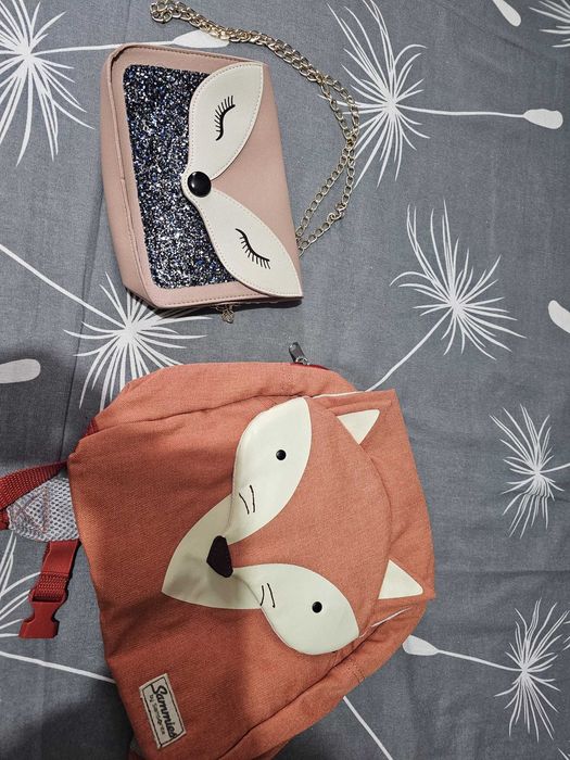 Ghiozdan Vulpe Sammies by Samsonite + Gentuta mica cu Vulpe