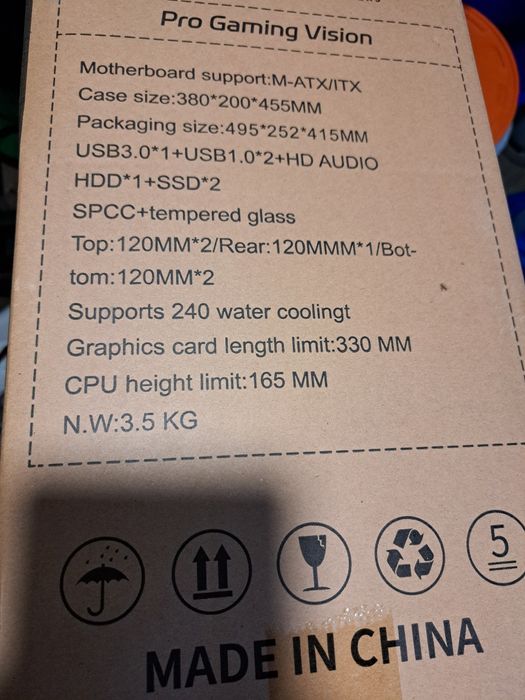 Carcasa Pro Gaming Vision