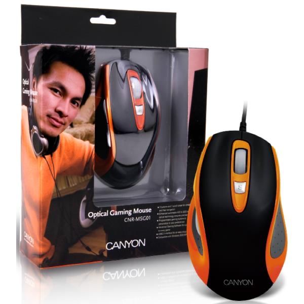 Cупер оптична жична геймърска мишка canyon cnr-msg01