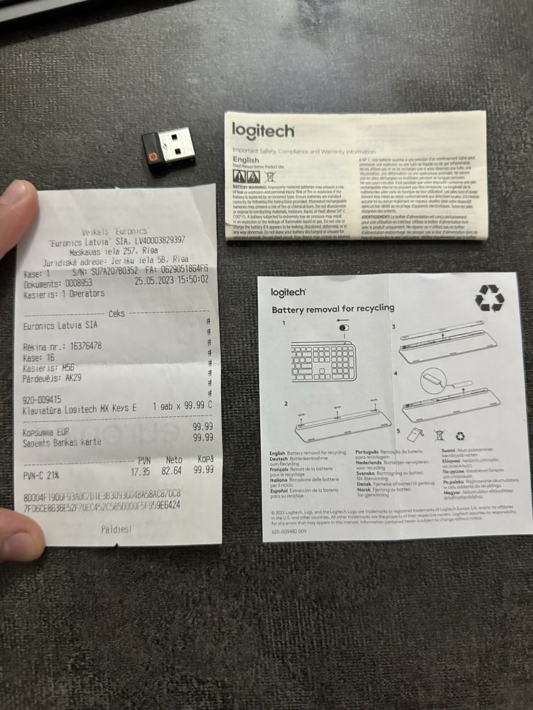 Клавиатура Logitech MX E