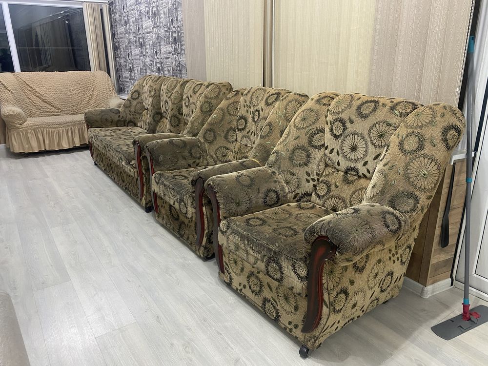 Комплект диван кресло