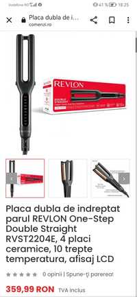 Placa dubla de îndreptat Revlon